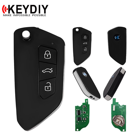 KEYDIY - 3-Button Universal Remote Flip Key Remote Blank (KD-B33) - UHS Hardware KEYDIY - 3-Button Universal Remote Flip Key Remote Blank (KD-B33) - UHS Hardware