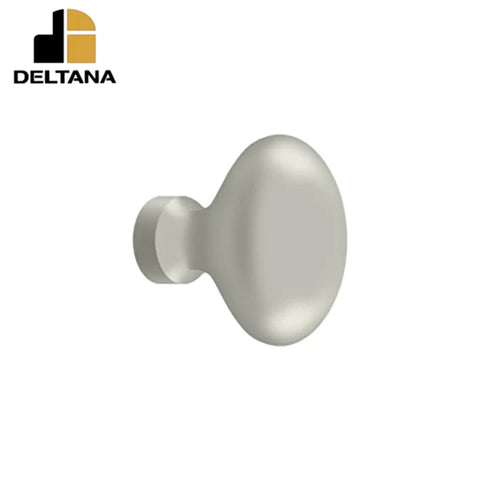 Deltana - Knob - Oval/Egg Shape - Optional Finish Deltana - Knob - Oval/Egg Shape - Optional Finish