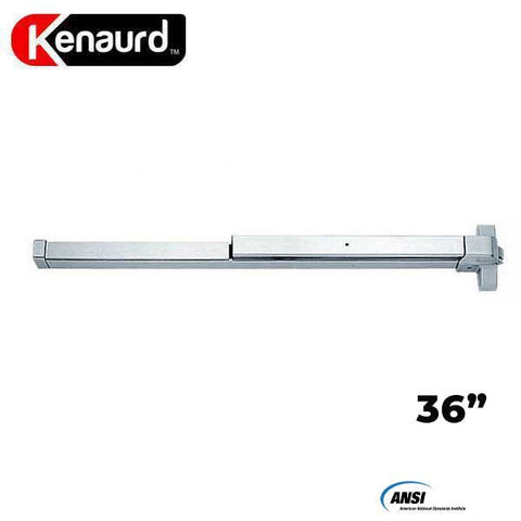 Heavy Duty Panic Bar - Exit Device - Grade 1 - Aluminum Finish - 36" - UHS Hardware Heavy Duty Panic Bar - Exit Device - Grade 1 - Aluminum Finish - 36" - UHS Hardware