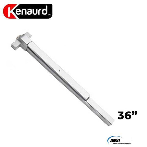 Heavy Duty Panic Bar - Exit Device - Grade 1 - Aluminum Finish - 36" - UHS Hardware Heavy Duty Panic Bar - Exit Device - Grade 1 - Aluminum Finish - 36" - UHS Hardware