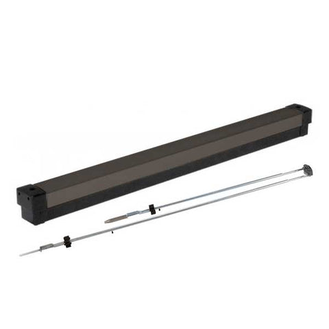 Heavy Duty Narrow Stile - Concealed Vertical Rod Exit Device - Grade 1 - Duranodic Bronze Finish - 36" - UHS Hardware Heavy Duty Narrow Stile - Concealed Vertical Rod Exit Device - Grade 1 - Duranodic Bronze Finish - 36" - UHS Hardware