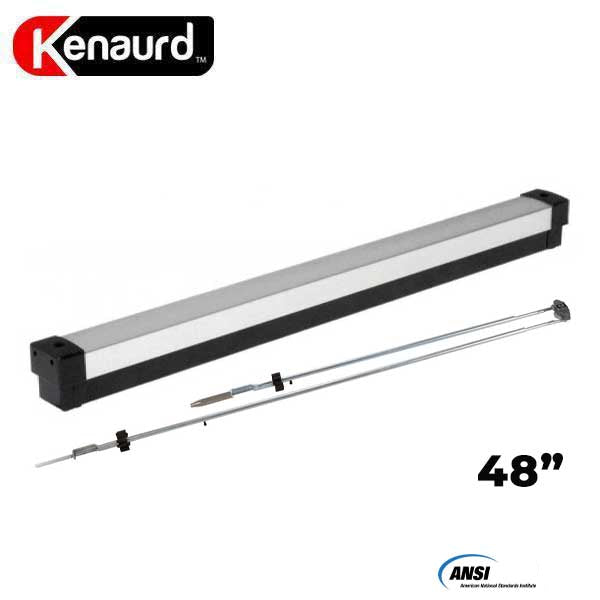 Heavy Duty Narrow Stile - Concealed Vertical Rod Exit Device - Grade 1 - Aluminum Finish - 48" - UHS Hardware Heavy Duty Narrow Stile - Concealed Vertical Rod Exit Device - Grade 1 - Aluminum Finish - 48" - UHS Hardware