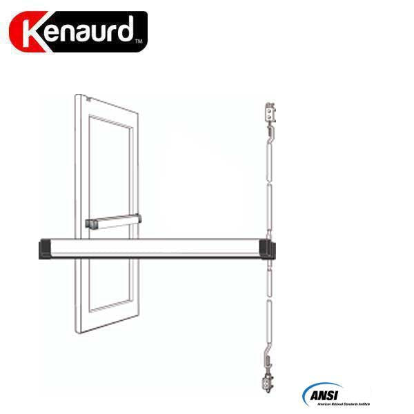 Heavy Duty Narrow Stile - Concealed Vertical Rod Exit Device - Grade 1 - Duranodic Bronze Finish - 36" - UHS Hardware Heavy Duty Narrow Stile - Concealed Vertical Rod Exit Device - Grade 1 - Duranodic Bronze Finish - 36" - UHS Hardware
