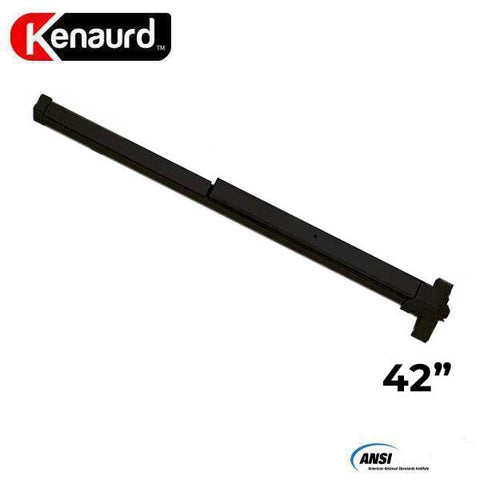 Heavy Duty Panic Bar - Exit Device - Grade 1 - Black Finish - 42" - UHS Hardware Heavy Duty Panic Bar - Exit Device - Grade 1 - Black Finish - 42" - UHS Hardware