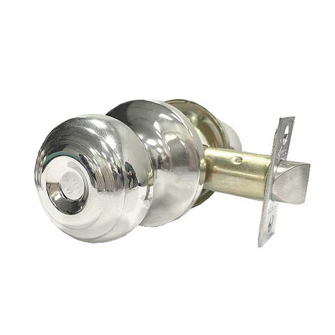 Premium Knob Set Lock - Passage - BC- Bright Chrome - UHS Hardware Premium Knob Set Lock - Passage - BC- Bright Chrome - UHS Hardware