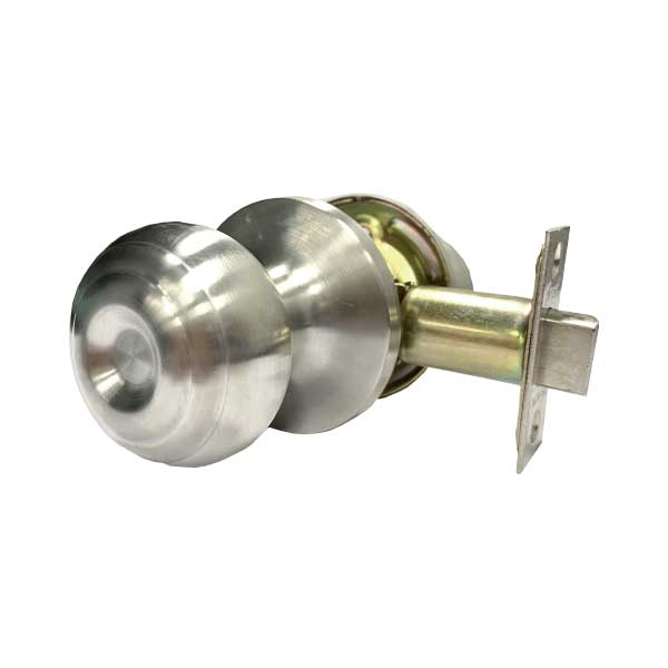Premium Knob Set Lock - Passage - SS - Satin Silver - UHS Hardware Premium Knob Set Lock - Passage - SS - Satin Silver - UHS Hardware