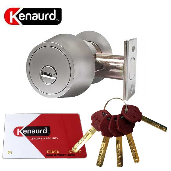 High Security - Deadbolt - 26D - Satin Chrome - Grade 1 - UHS Hardware High Security - Deadbolt - 26D - Satin Chrome - Grade 1 - UHS Hardware