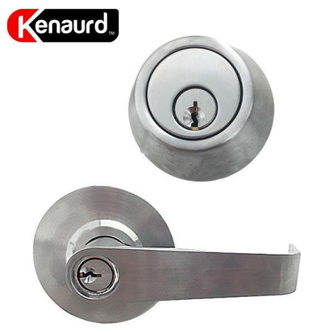 Premium Interconnected Lock – Deadbolt & Lever – Entrance – SC- 26D – 3" Rose - Grade 2 - UHS Hardware Premium Interconnected Lock – Deadbolt & Lever – Entrance – SC- 26D – 3" Rose - Grade 2 - UHS Hardware