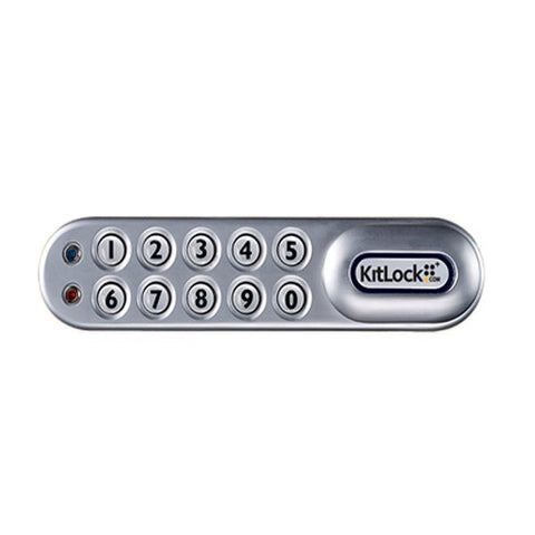 Code Locks - KL1000-PS - Classic+ Electronic Kit Lock - No Pre-Assembly - Locker Lock - Optional Handing - Silver - UHS Hardware