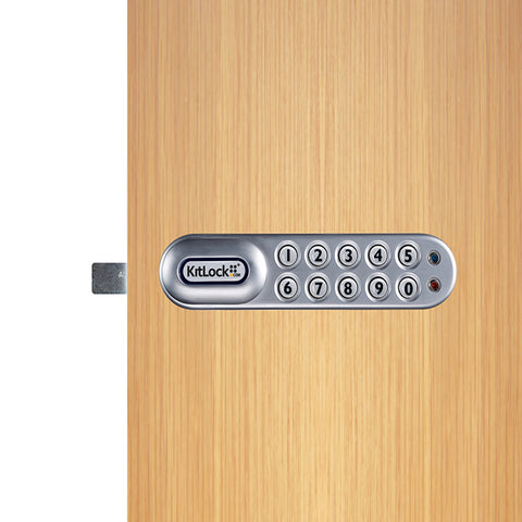 Code Locks - KL1000-PS - Classic+ Electronic Kit Lock - No Pre-Assembly - Locker Lock - Optional Handing - Silver - UHS Hardware
