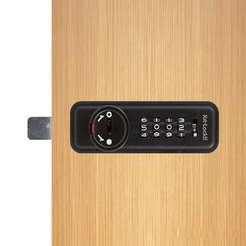 Code Locks - KL15 - Mechanical Combination Lock - Kit Lock - Optional function - Optional Handing - Black - UHS Hardware Code Locks - KL15 - Mechanical Combination Lock - Kit Lock - Optional function - Optional Handing - Black - UHS Hardware