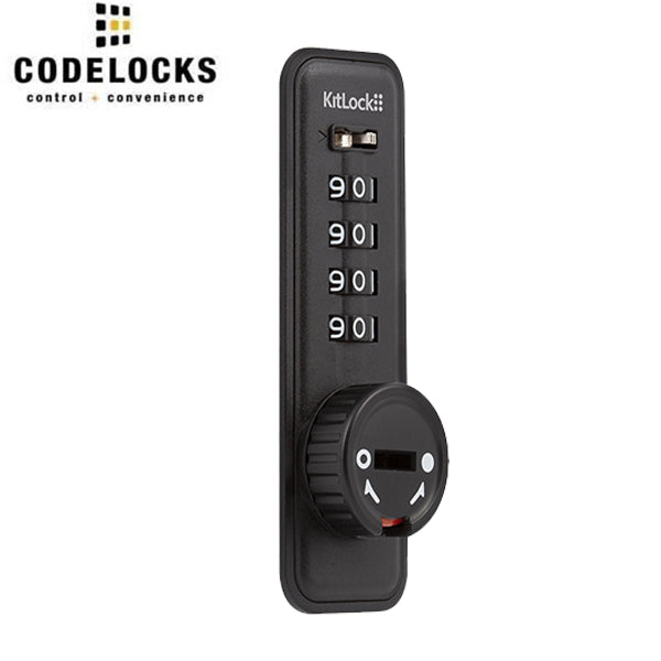 Code Locks - KL15 - Mechanical Combination Lock - Kit Lock - Optional function - Optional Handing - Black - UHS Hardware Code Locks - KL15 - Mechanical Combination Lock - Kit Lock - Optional function - Optional Handing - Black - UHS Hardware
