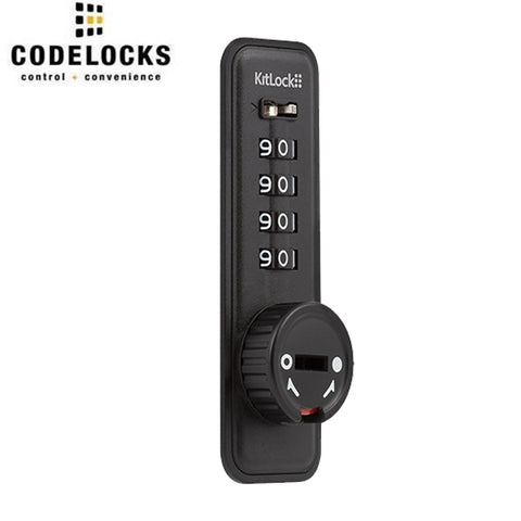 Code Locks - KL15 - Mechanical Combination Lock - Kit Lock - Optional function - Optional Handing - Black - UHS Hardware Code Locks - KL15 - Mechanical Combination Lock - Kit Lock - Optional function - Optional Handing - Black - UHS Hardware