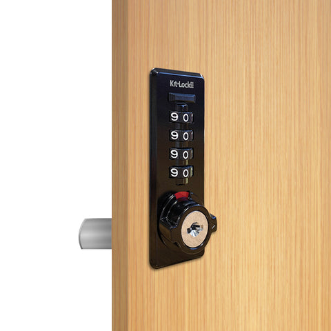 Code Locks - KL20 - Mechanical Combination Lock - Kit Lock - Optional Handing - Black - UHS Hardware Code Locks - KL20 - Mechanical Combination Lock - Kit Lock - Optional Handing - Black - UHS Hardware
