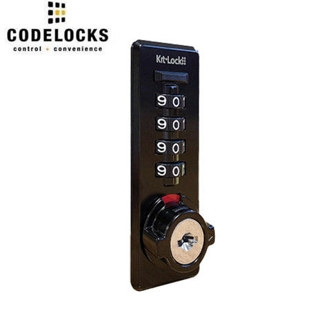 Code Locks - KL20 - Mechanical Combination Lock - Kit Lock - Optional Handing - Black - UHS Hardware Code Locks - KL20 - Mechanical Combination Lock - Kit Lock - Optional Handing - Black - UHS Hardware