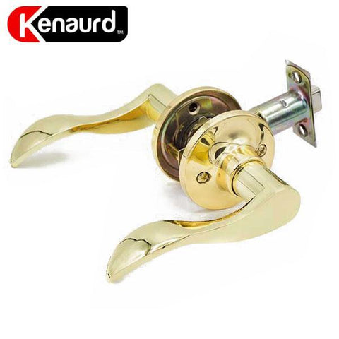 Premium Design #1 Passage Leverset - Grade 3 - Bright Brass - UHS Hardware Premium Design #1 Passage Leverset - Grade 3 - Bright Brass - UHS Hardware