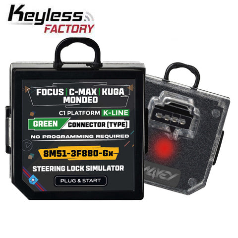Ford Mondeo Focus C-Max Kuga - Steering Lock Emulator - C1 Platform K-LINE - Plug and Play Ford Mondeo Focus C-Max Kuga - Steering Lock Emulator - C1 Platform K-LINE - Plug and Play
