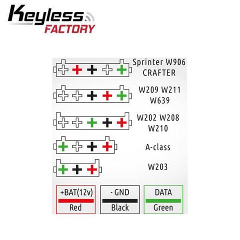 Mercedes VW / ESL ELV / Universal Steering Lock Emulator (KLF-EMU-MB003) - UHS Hardware Mercedes VW / ESL ELV / Universal Steering Lock Emulator (KLF-EMU-MB003) - UHS Hardware