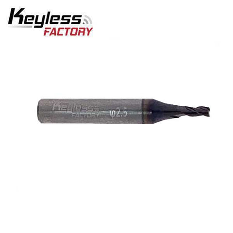 Premium Carbide - 2.5mm - 5-Axis - End Mill Cutter - for Keyline Bianchi 994 / Ninja Laser - UHS Hardware Premium Carbide - 2.5mm - 5-Axis - End Mill Cutter - for Keyline Bianchi 994 / Ninja Laser - UHS Hardware