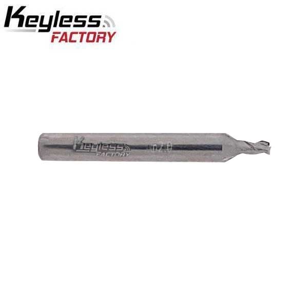 Premium Carbide - 2mm - End Mill Cutter - for Keyline Ninja and Versa - UHS Hardware Premium Carbide - 2mm - End Mill Cutter - for Keyline Ninja and Versa - UHS Hardware