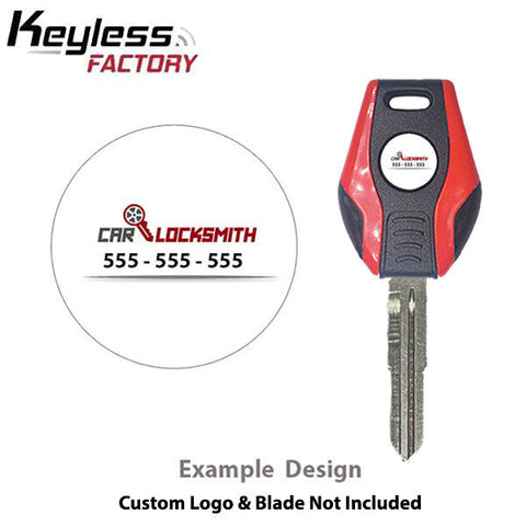Universal Key Shell for Keydiy & Xhorse Blades - 10 Pack - 5 Red & 5 Blue - (AFTERMARKET) - UHS Hardware Universal Key Shell for Keydiy & Xhorse Blades - 10 Pack - 5 Red & 5 Blue - (AFTERMARKET) - UHS Hardware