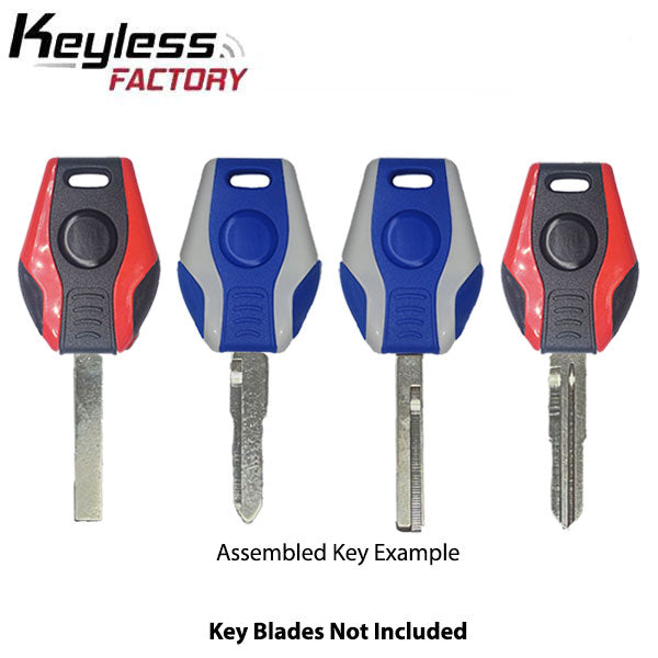 Universal Key Shell for Keydiy & Xhorse Blades - 10 Pack - 5 Red & 5 Blue - (AFTERMARKET) - UHS Hardware Universal Key Shell for Keydiy & Xhorse Blades - 10 Pack - 5 Red & 5 Blue - (AFTERMARKET) - UHS Hardware