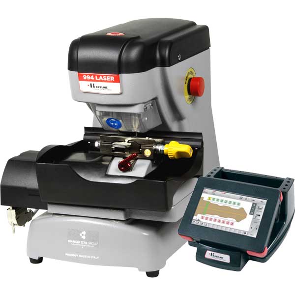 Keyline - 994 Laser - High Security Key Code Cutting Machine w/ 2 Jaws (A & C) - UHS Hardware Keyline - 994 Laser - High Security Key Code Cutting Machine w/ 2 Jaws (A & C) - UHS Hardware
