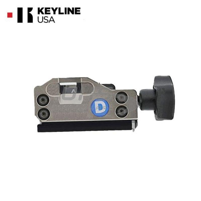 Keyline Ninja Laser – Blue Jaw D / Mercedes 2-Track Clamp / (OPZ09783B) - UHS Hardware Keyline Ninja Laser – Blue Jaw D / Mercedes 2-Track Clamp / (OPZ09783B) - UHS Hardware