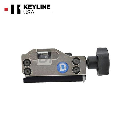 Keyline Ninja Laser – Blue Jaw D / Mercedes 2-Track Clamp / (OPZ09783B) - UHS Hardware Keyline Ninja Laser – Blue Jaw D / Mercedes 2-Track Clamp / (OPZ09783B) - UHS Hardware