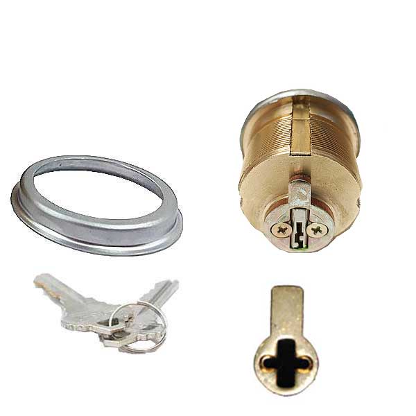 10 x Premium Mortise Cylinder - 1" - 26D - KD + MASTER KEYED (Pack of 10) - UHS Hardware 10 x Premium Mortise Cylinder - 1" - 26D - KD + MASTER KEYED (Pack of 10) - UHS Hardware