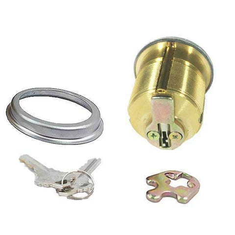 Premium Mortise Cylinder - 1-1/8" - 26D - Satin Chrome - (SC4) - UHS Hardware Premium Mortise Cylinder - 1-1/8" - 26D - Satin Chrome - (SC4) - UHS Hardware