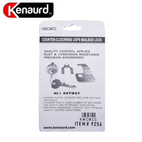 Premium Mailbox Lock - Counter-Clockwise - Interior - HL1 Keyway - US14 Bright Nickel - UHS Hardware Premium Mailbox Lock - Counter-Clockwise - Interior - HL1 Keyway - US14 Bright Nickel - UHS Hardware