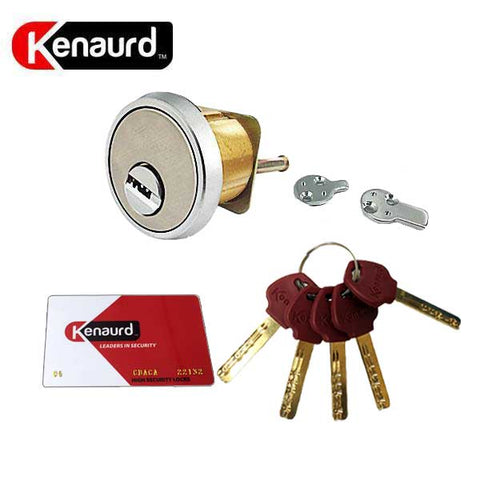 High Security - Rim / Mortise Combo Cylinder - 1-1/8" - US26D - Satin Chrome - UHS Hardware High Security - Rim / Mortise Combo Cylinder - 1-1/8" - US26D - Satin Chrome - UHS Hardware