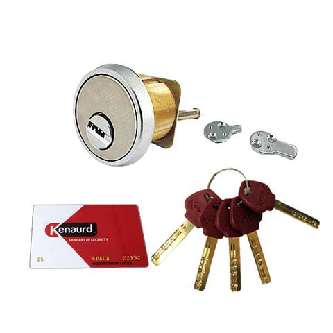 High Security - Rim / Mortise Combo Cylinder - 1-1/8" - US26D - Satin Chrome - UHS Hardware High Security - Rim / Mortise Combo Cylinder - 1-1/8" - US26D - Satin Chrome - UHS Hardware