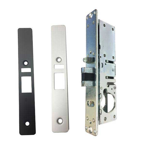 Narrow-Stile - Latch Lock Body - Deadlatch - 31/32"- with 2 Faceplates - LH - UHS Hardware Narrow-Stile - Latch Lock Body - Deadlatch - 31/32"- with 2 Faceplates - LH - UHS Hardware