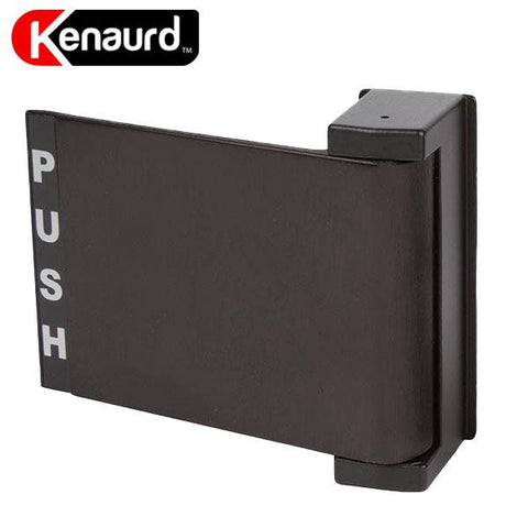 Narrow-Stile Push / Pull Paddle Handle - Black Fiinsh - UHS Hardware Narrow-Stile Push / Pull Paddle Handle - Black Fiinsh - UHS Hardware