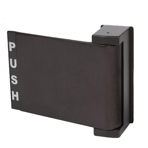 Narrow-Stile Push / Pull Paddle Handle - Black Fiinsh - UHS Hardware Narrow-Stile Push / Pull Paddle Handle - Black Fiinsh - UHS Hardware