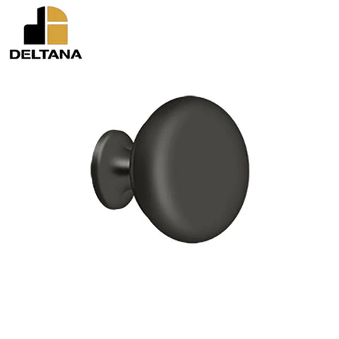 Deltana - Knob Round Solid - Optional Finish Deltana - Knob Round Solid - Optional Finish