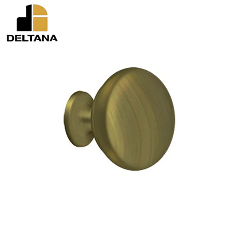 Deltana - Knob Round Solid - Optional Finish Deltana - Knob Round Solid - Optional Finish