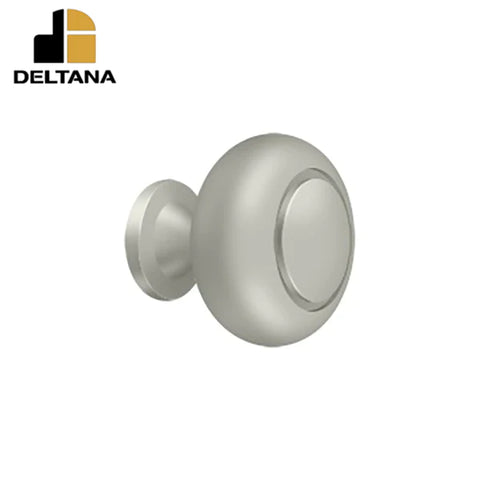 Deltana - Knob Round w/ Groove - Optional Finish Deltana - Knob Round w/ Groove - Optional Finish