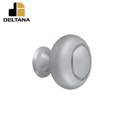 Deltana - Knob Round w/ Groove - Optional Finish Deltana - Knob Round w/ Groove - Optional Finish