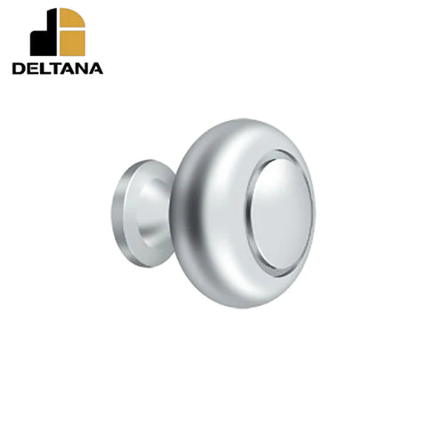 Deltana - Knob Round w/ Groove - Optional Finish Deltana - Knob Round w/ Groove - Optional Finish
