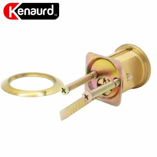 Premium Rim Cylinder - US3 - Polished Brass (SC1 / KW1) - UHS Hardware Premium Rim Cylinder - US3 - Polished Brass (SC1 / KW1) - UHS Hardware