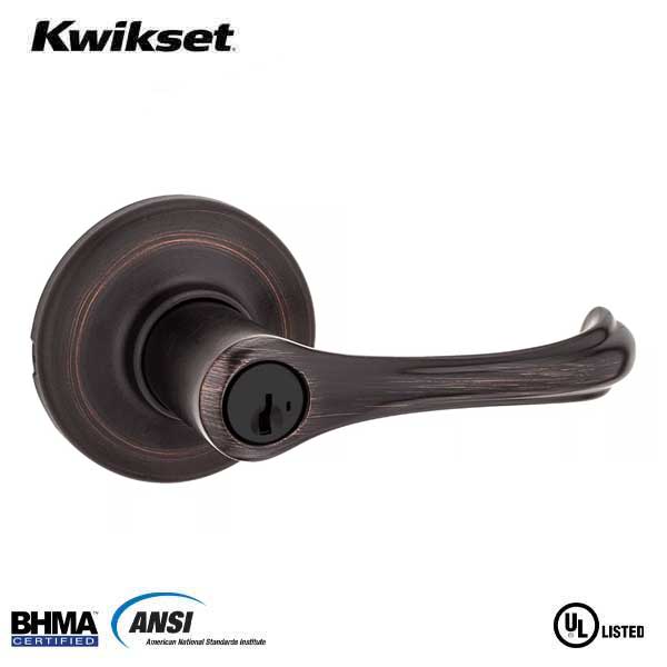 Kwikset - 409DNL - Commercial Dorian Lever - 11 - Venetian Bronze - SmartKey Technology - Entrance - Grade 3 - UHS Hardware Kwikset - 409DNL - Commercial Dorian Lever - 11 - Venetian Bronze - SmartKey Technology - Entrance - Grade 3 - UHS Hardware