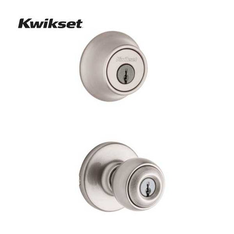 Kwikset - 690P - Polo Combo Set - Single Deadbolt & Knob - Optional Finish - Grade 3 - UHS Hardware Kwikset - 690P - Polo Combo Set - Single Deadbolt & Knob - Optional Finish - Grade 3 - UHS Hardware