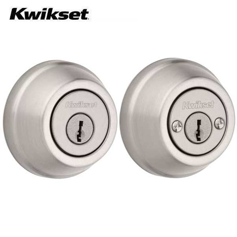Kwikset - 785 - Residential Deadbolt - Double Cylinder - Round Rose - Satin Chrome - Pin & Tumbler - Grade 2 - UHS Hardware Kwikset - 785 - Residential Deadbolt - Double Cylinder - Round Rose - Satin Chrome - Pin & Tumbler - Grade 2 - UHS Hardware