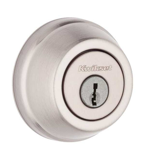 Kwikset - 785 - Residential Deadbolt - Double Cylinder - Round Rose - Satin Chrome - Pin & Tumbler - Grade 2 - UHS Hardware Kwikset - 785 - Residential Deadbolt - Double Cylinder - Round Rose - Satin Chrome - Pin & Tumbler - Grade 2 - UHS Hardware