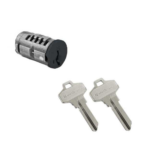 Kwikset - SmartKey SC1 Schlage Cylinder For Half Round Chassis Knobs & Levers - Black Finish - UHS Hardware Kwikset - SmartKey SC1 Schlage Cylinder For Half Round Chassis Knobs & Levers - Black Finish - UHS Hardware