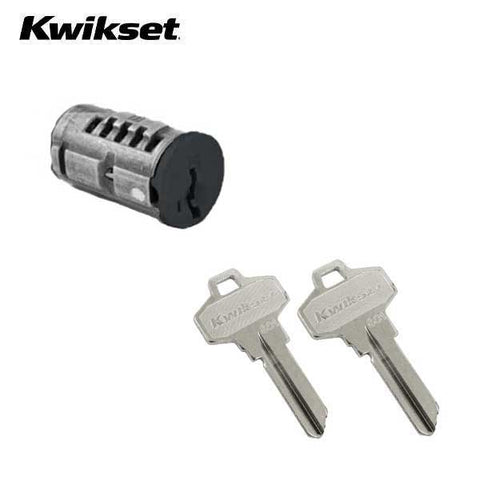 Kwikset - SmartKey SC1 Schlage Cylinder For Half Round Chassis Knobs & Levers - Black Finish - UHS Hardware Kwikset - SmartKey SC1 Schlage Cylinder For Half Round Chassis Knobs & Levers - Black Finish - UHS Hardware