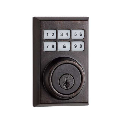 Kwikset - SmartCode 910 - Electronic Contemporary Deadbolt w/ Home Connect / Zigbee / SmartKey Technology- US11P - Venetian Bronze - UHS Hardware Kwikset - SmartCode 910 - Electronic Contemporary Deadbolt w/ Home Connect / Zigbee / SmartKey Technology- US11P - Venetian Bronze - UHS Hardware
